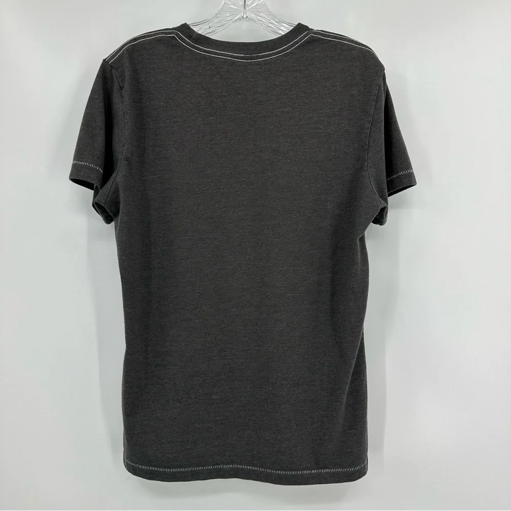 Fossil ‘Rock is Dead’ Crewneck Short Sleeve T-shirt Gray Size M - Picture 4 of 5